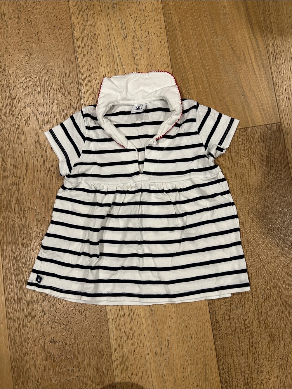 Petit Bateau - Sailor striped dress - baby 12M